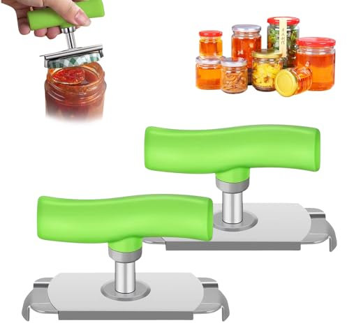 Effortless Arthritis Jar Opener,Arbeitssparender Dosenöffner, GlasöFfner füR Senioren, Glasöffner Schraubdeckelöffner, Edelstahl Verstellbarer Glasöffner für Familie Picknick Geschäft