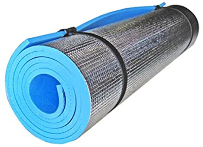Camping Roll Mat Camping Mat Aluminum Film EVA Double-Sided Insulated Roll Mat Moisture-Proof Camp Mattress Dustproof Waterproof Sleeping Mat for Park Yoga Picnics Fishing 70.87x19.69x0.24 inch