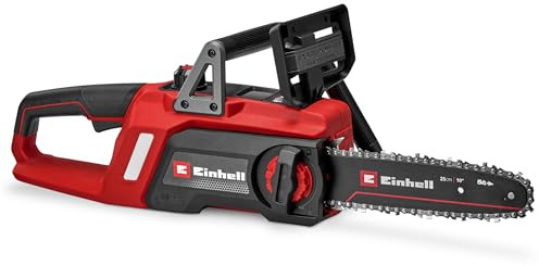 Einhell motosierra con batería GE-LC 18/25 Li BL-Solo Power X-Change (18 V, longitud de corte 22,5 cm, brushless, velocidad de la cadena 6,5 m/s, lubricación de cadena autom., sin batería)
