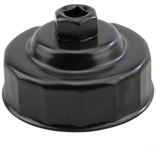 Llave de filtro de aceite de 76 mm, diseño de 14 tapas, removedor de metal de carbono para vehículos