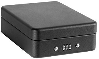 ARREGUI Private C9427 Geldkassette mit Sicherungskabel aus Stahl und Kombinationsschloss | Geldkasstte mit Zahlenschloss | Geldbox mit Kabel | Abschließbare Kasse | 15 cm breit | schwarz