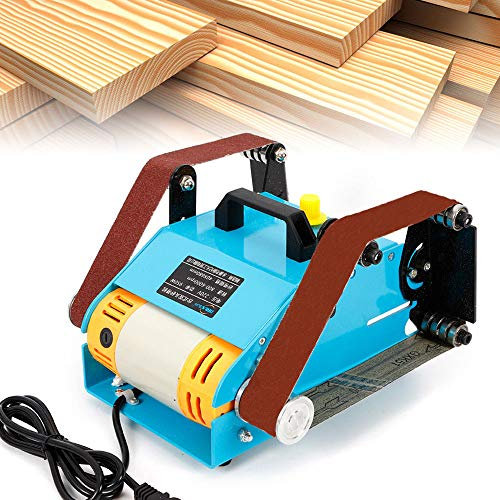 Slipare bandslip tallriksslip bandsch Double Axis bälte sanding slipband 950 W 220 V blå