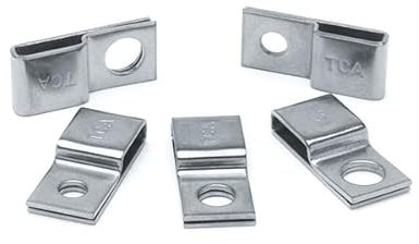 HellermannTyton SSPC4-SS316-ML Serie P Bases para Bridas de Acero Inox, 23.0mm Longitud x 10.2mm Ancho, Caja de 100