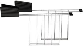 MDL08RACKB Lot de 2 pinces à grille-pain Noir Alessi