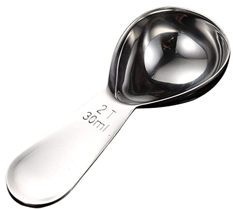 Worparsen Cuillère à café doseuse facile à nettoyer - Pour café, argent, taille S