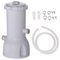 Outsunny 3785L/h 90W - Bomba de filtración para piscina sobre el suelo, color blanco