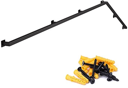 Quadratische Treppenhandläufe, Handläufe für Treppen im Innen- und Außenbereich, rutschfestes Treppengeländer für den Hausgartenkorridor, Loft-Terrassendielen, Kindergartenleitplanke,mit Wandhalterung