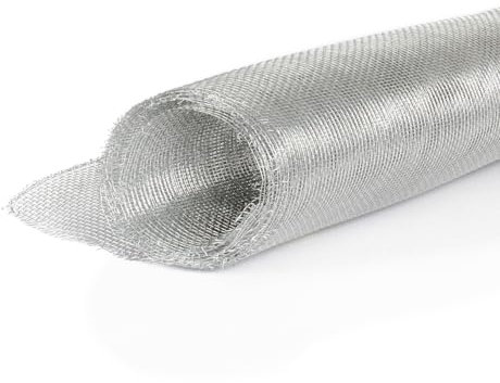 Rouleau Toile Moustiquaire robuste anti-insectes rigide en aluminium - Protection pour animaux, chat, chien. (1m x 5m)