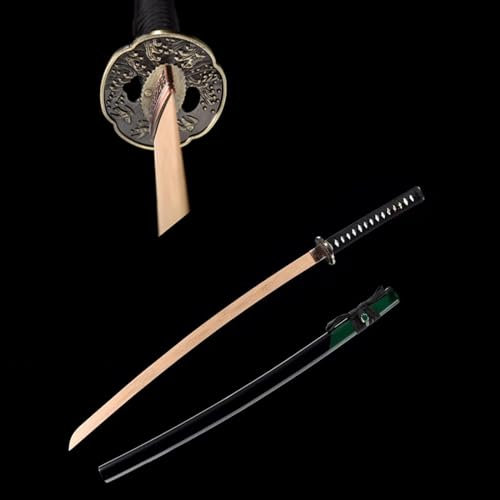 HJHUUA 103 cm Bokken,natürliches Bambus-Katana mit Scheide,handgefertigte Samurai-Schwerter für Cosplay,Ausstellung,Sammlung,Kendo-Training,Heimdekoration