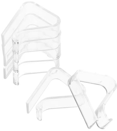 PAMINGONO 6stücke Transparente Anti-rutsch-tischdeckenklammern Für Außenbereich Tischdeckenhalter Plastik-tischdeckenklammern Picknick-tischdeckenhalter Tischdeckenhalter-Clips Tischdeckenkl
