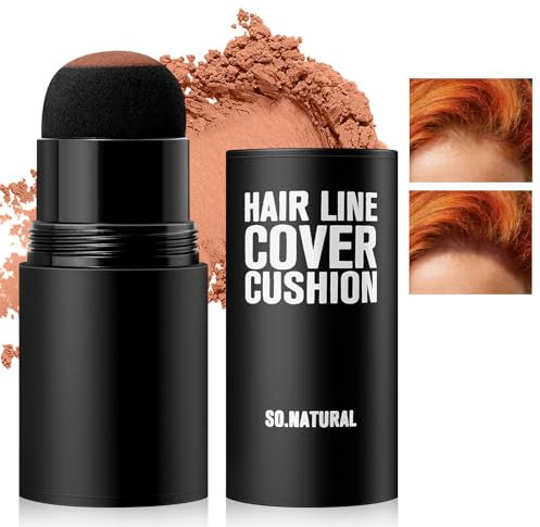 Boobeen Hair Touch Up Powder Stick, Instant Hair Root Concealer with Sponge, Thinning Grey Cover Powder