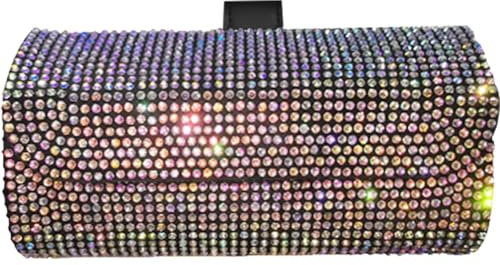Abbdbd Auto Brillen Box Bling Auto Sonnenbrille Organizer Auto Sonnenblende Dekoration Brillen Aufbewahrungsbox Auto Zubehör