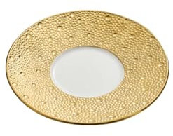 Piattino in ceramica per la colazione e il caffè, per la casa delle ragazze, grande piattino da caffè dorato