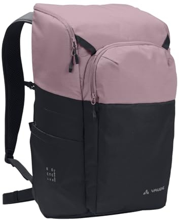 VAUDE Albali II Rucksack, nachhaltig – Black/purple | 32L Volumen Tagesrucksack – Rucksack für Damen & Herren mit Laptopfach 15,6'' – für Arbeit, Alltg, Schule oder zum Wandern