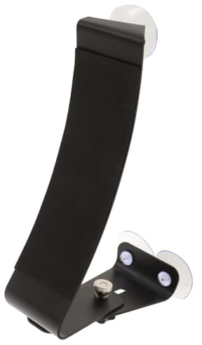 Schwarzer Fußhocker für Klassische Gitarre, Verstellbar | Aluminium und Gummi, Portabel und Kratzfest, für Ukulele, Geschenk zu Weihnachten oder Geburtstag