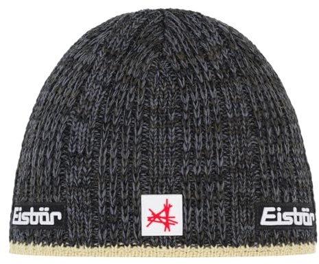Eisbär Mütze Herren Rene Ski Austria - Merino Wintermütze für Männer - mit Fleece schützt vor Kälte und Wind - Strickmütze warme Beanie weiche Bequeme Herrenmütze Haube aus Österreich