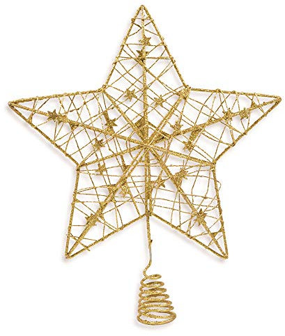 Riffelmacher 17840 - Punta para árbol de Navidad (24 cm), color dorado