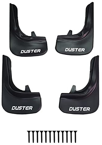 Omad Compatibile con Dacia Duster 2 (HM) 2018-2024 Parafanghi Anteriori e Posteriori Set del Veicolo 4 Pezzi Nero