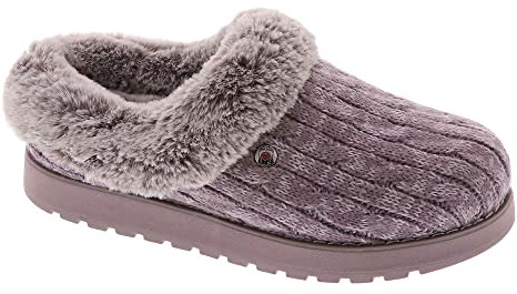 Skechers Women's Keepsakes Ice Angel Slipper | Autumn Winter Collection | Mules Slipper | Flat | Memory Foam Insole