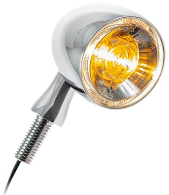 Kellermann Bullet 1000 LED Blinker mit Positionsleuchte vorn beidseitig chrom Paar