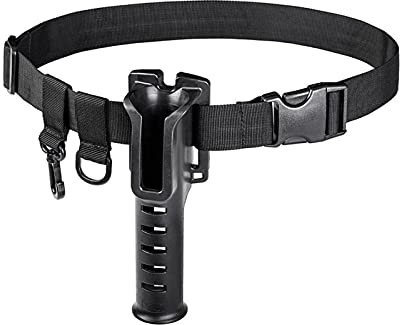DYPASA Angelrutenhalter Verstellbare Taille Gürtel Angelbedarf Angelrute Bauch Durable Support Stand Halter for Bootsseefischen Zubehör Rutenhalter