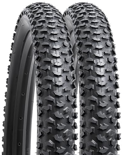 YunSCM 2Pcs Faltbarer 16 Zoll Reifen 16x2.125 Mantel 57-305 kompatibel Mountainbike, City Bike 16x2.10 16x2.125 16x2.25 Fahrradreifen