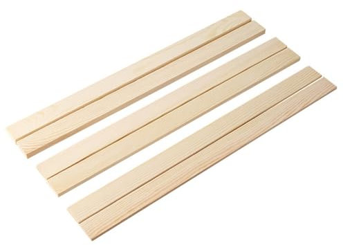 6pcs Pottery Teaching Rolling Mud Stick Guide Wooden Rolling Pin Guides Sticks Polymer Clay Depth Guide Pottery Tools Clay Tool Mudboard Tools for Pottery Polymer Clay (5mm)