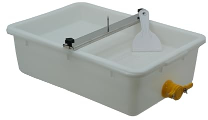 Entdeckelungsgeschirr Komplett mit Kunstoff Filter und Quetschhahn Waben / Rähmchen entdeckeln vor dem Honig Schleudern Entdecklungswanne (Entdecklung mit Messer)