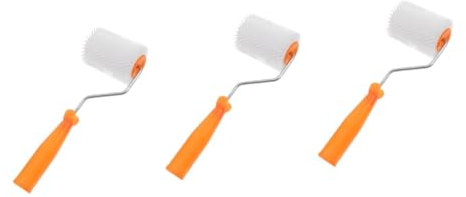 OSALADI 3pièces Bulles Autonivelant Outil De Défroissage Pour Sol Époxy Avec Picots Pour Élimination Des Bubbles Et Finition Lisse