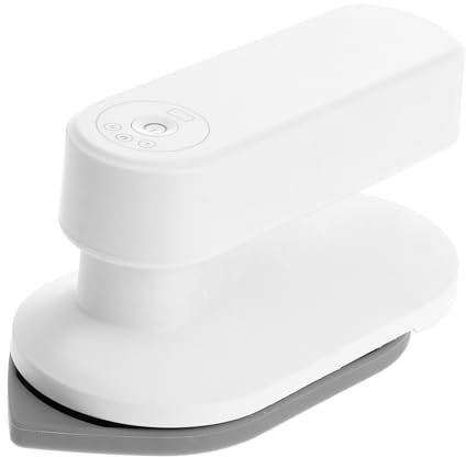 ANDRESLAD 1juego Mini Plancha Eléctrica Portátil Para Ropa Para Viajes y Uso Doméstico Plancha De Mano Diseño Ergonómico Para Alisar Prendas Casa Maleta
