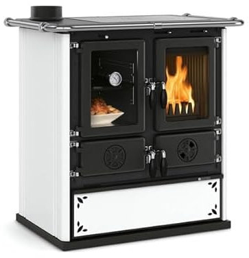 La Nordica Küchenofen | Rosetta Sinistra 5.0 | Stahl weiß | 7,9 kW