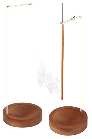 2 Sets Räucherstäbchenhalter, ELEPRUC Stick Räuchergefäß Weihrauchbrenner, Weihrauchhalter Brenner, Handgefertigte Bakhoor Räucherstäbchen Halter, Incense Holder für Home Office Decor Yoga Meditation