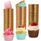Wisebom 150 Pièces Caissettes Cupcake, Caissette Muffins Papier Tasses de Papier de Cuisson pour Cupcakes Moules de Cuisson en Papier pour Mariage Anniversaire Fête Caissettes Muffins Cupcake