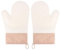 Gant Cuisine, 2PCS Gants Four Une Surface Antidérapante en Silicone, Intérieur en Coton, Gants Cuisine Résistant à la Chaleur,Gant de Cuisine