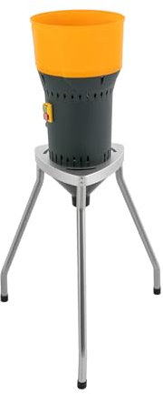 Macinino elettrico per cereali, 1300 W, 50 l, con 5 setacci, mulino elettrico per tutti i cereali, grano, orzo, mais, grano per l'alimentazione di bestiame/animali (25 l)