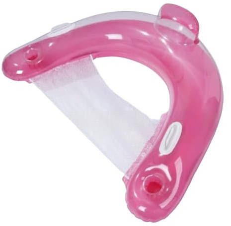 Aufblasbare Pool-Flöße für Erwachsene, Luftmatratze Poolstühle mit Getränkehaltern & Armlehnen, Aufblasbarer Sessel Schwimmender Poolsitz, Sonnenstuhl für Schwimmparty, Sommer-Wasserfreude