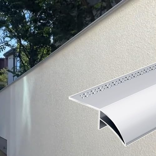 Deflector de borde de goteo de aleación de aluminio, longitud personalizable para alféizar de ventana,