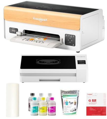 Procolored P13 A3 DTF Drucker Set mit Rauchfreiem Härteofen Direct to Film Drucker mit automatischer Reinigung kompatibel mit Windows Transferdruck für T Shirts und Kleidung