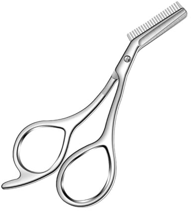 Augenbrauenschere,Augenbrauen Schere,Augenbrauenschere Mit Kamm | Rostfreie Edelstahlschere,Präzises Augenbrauenstyling, Kompakt Und Tragbar, Ideal Für Reisen Und Den Gebrauch Zu Hause
