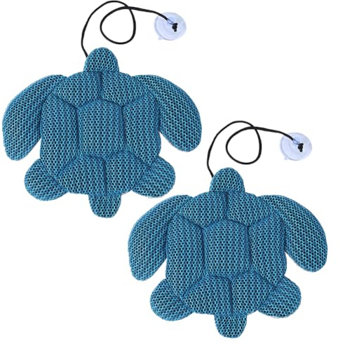 arricraft 2 absorbeur de Saletés pour Spa Dispositif D'Aspiration des Eaux Usées en Nylon en Forme de Tortue pour Spa Accessoires de Nettoyage pour Jacuzzis et Baignoires Gonflables (25.2 Pouce)