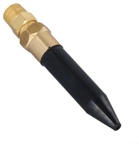 Drivstraw Valve d'inclinaison en caoutchouc pour ballons à hélium, buse d'air en laiton et caoutchouc avec filetage NPT 1/4, régulateur de gonflage pour décorations de fête