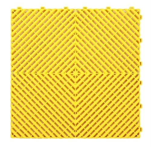 Tappetini in plastica ventilati ad incastro, piastrelle modulari for pavimenti di garage, PVC for showroom, autolavaggio, officina dettaglio(Color-B5)