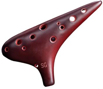 Set Ocarina Ocarina SG Key A 12 Fori (finitura Fumé) Ideale Per I Principianti