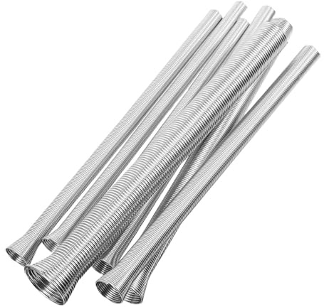MAGICLULU Kit Piegatubi a Molla 7 Pezzi, Utensile Manuale per Piegare Tubi in Rame e Pvc (1/4, 5/16, 3/8, 1/2, 5/8), Attrezzo Idraulico ed Elettrico Resistente per Lavori di Piegatura Tubi