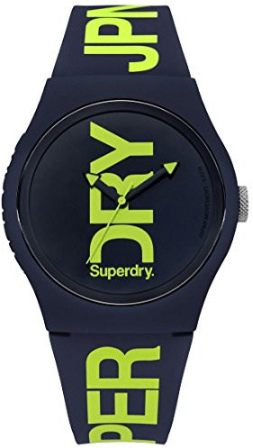 Superdry HerrenArmbanduhr Analog Quarz Silikon SYG189UN