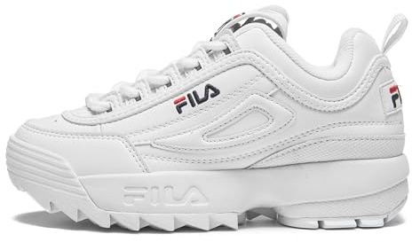 Fila Disruptor Kids unisex - barn sneakers, Vit, 34 EU
