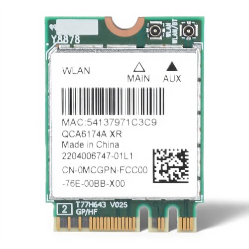 QCNFA364A Wireless Card, 2.4G/5G Dual Band Wireless Card with Bluetooth 4.1 Internal WiFi Network Card, for PC/Laptops with NGFF M.2 Slot
