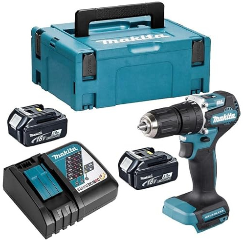 Perceuse à percussion 18V LXT (2x3,0 Ah) en MAKPAC - MAKITA DHP487RFJ