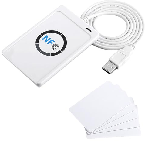 USB-NFC-Kartenleser, Schreiber, Kontaktloser RFID-Kartenleser ACR122U ISO 14443A / B + Kostenlose Software in ß