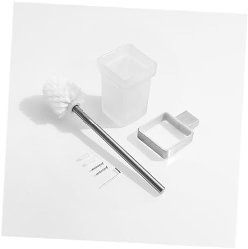 Cabilock 304 Stainless Steel inoxlm Toilet Brush balayette Toilettes WC Accessoires Salle de Bain Brosse de Nettoyage des Toilettes Porte-Brosse de Toilette Acier Inoxydable Pendentif